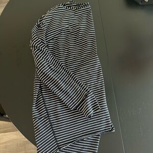 Lululemon oversized stripe long sleeve